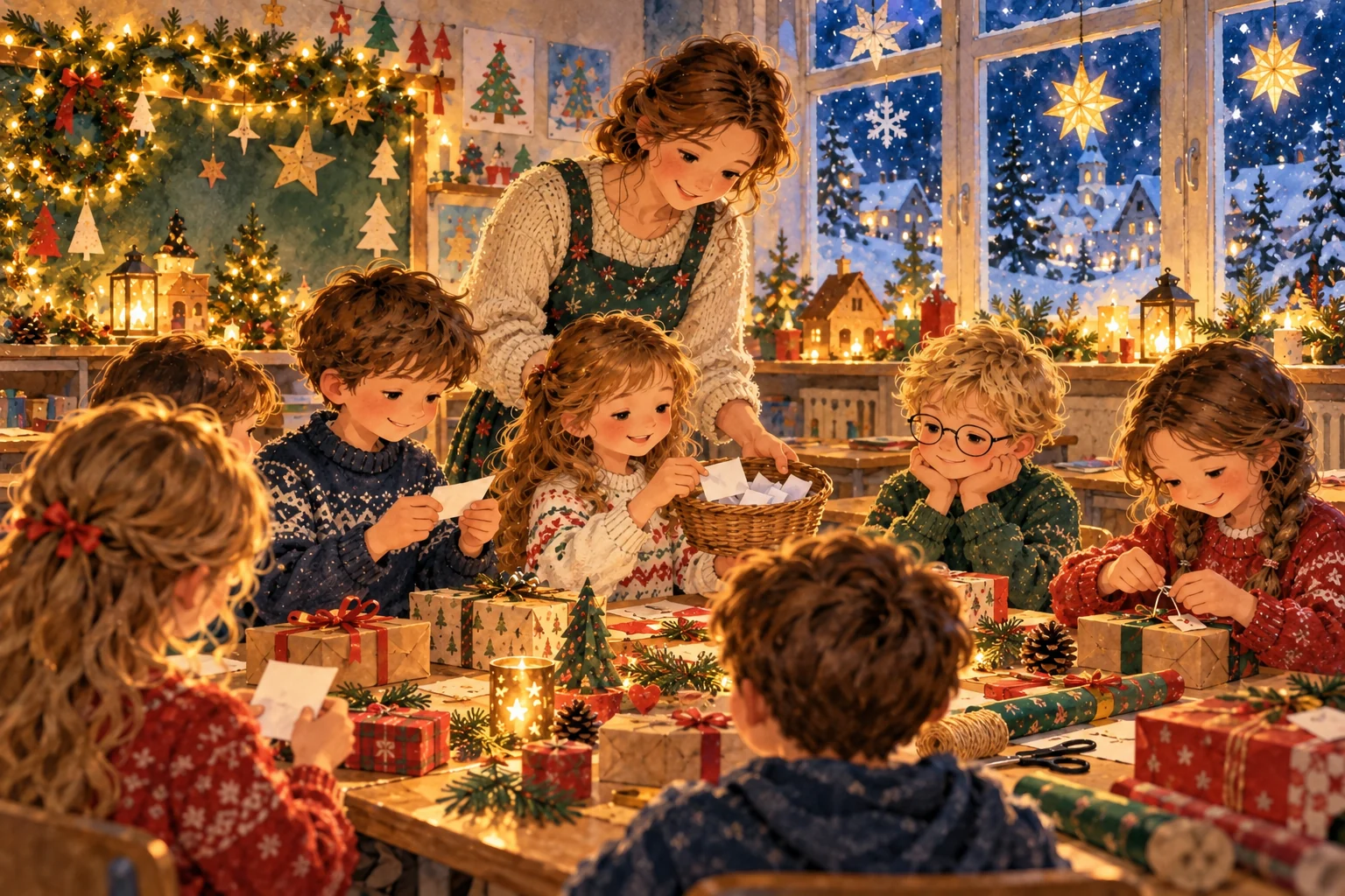 Třídní výměna dárků Tajného Ježíška podle jasných pravidel